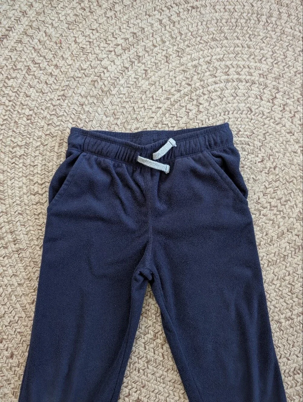 5/$10 Carter's Navy Pants with White Drawstring